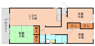 シャルトルーズMの物件間取画像